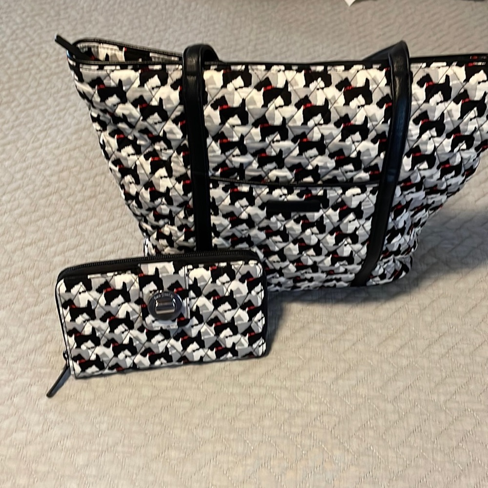 Vera Bradley bag and wallet.